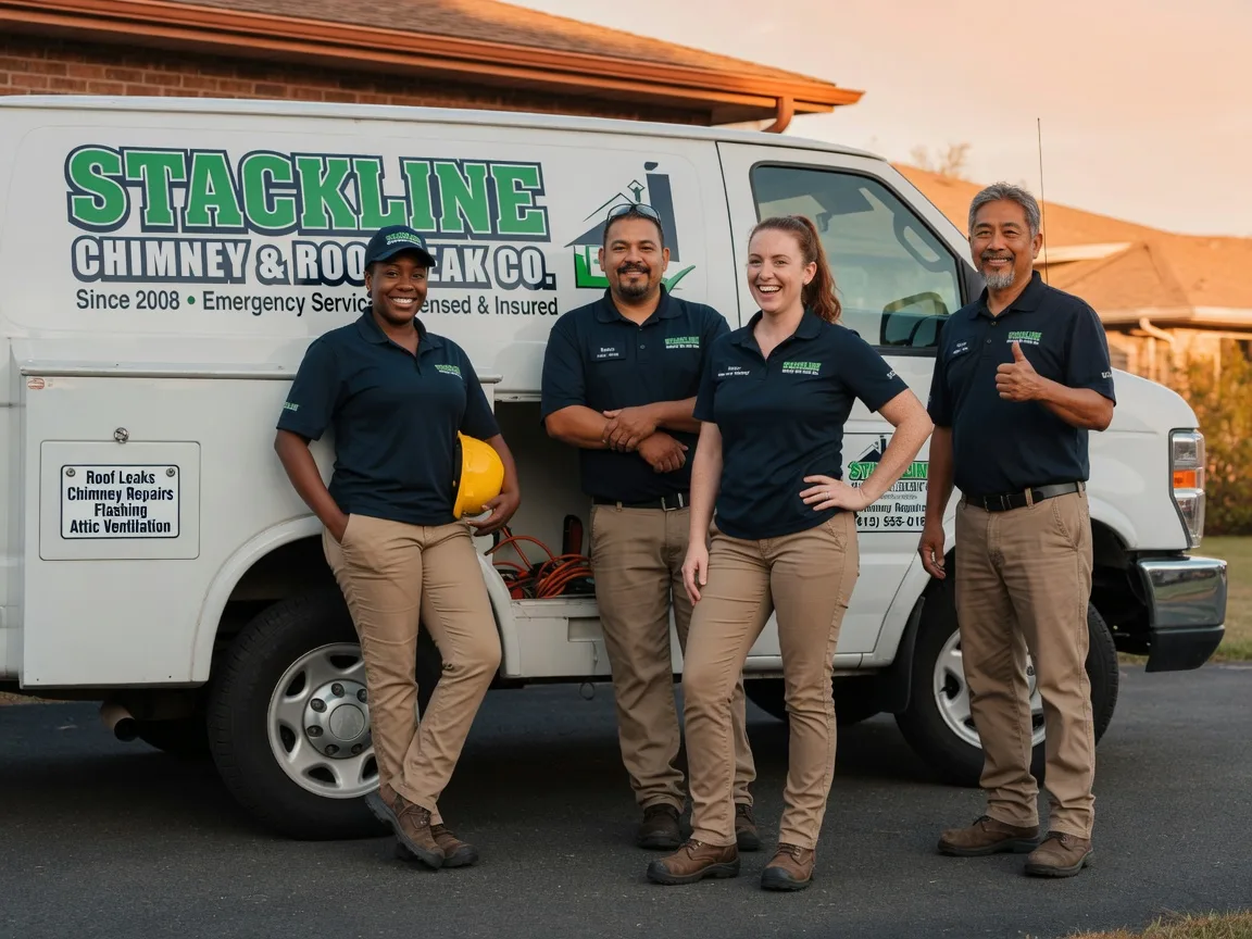 Chimney flashing repair company in Ketchum, OK
